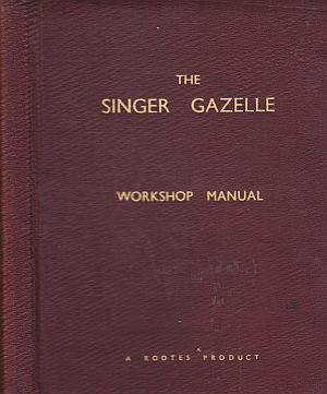 Singer Gazelle Workshop Manual KG.312 (image for) Singer Gazelle Workshop Manual KG.312